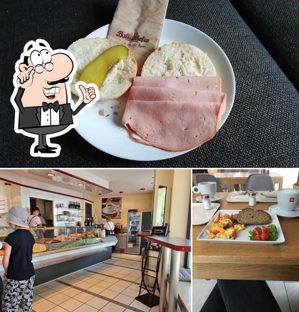 Among different things one can find interior and food at Bäckerei Balletshofer