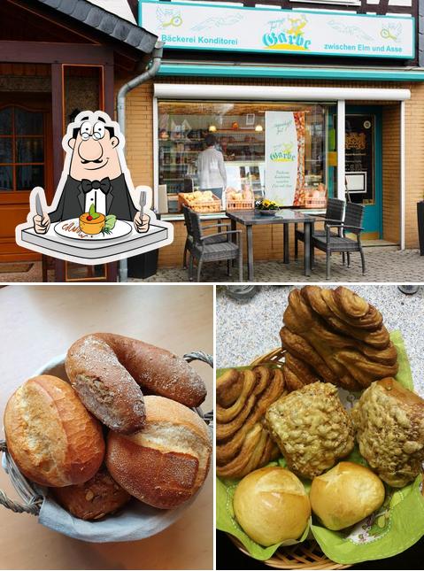 В Bäckerei-Konditorei Henning Garbe есть еда, внутреннее оформление и многое другое