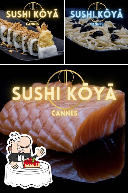 SUSHI KOYA CANNES offre un nombre de desserts