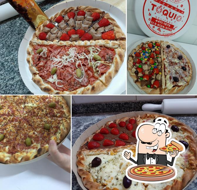 Peça pizza no Tokyo pizza