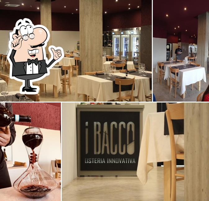 Gli interni di I Bacco - Osteria Innovativa