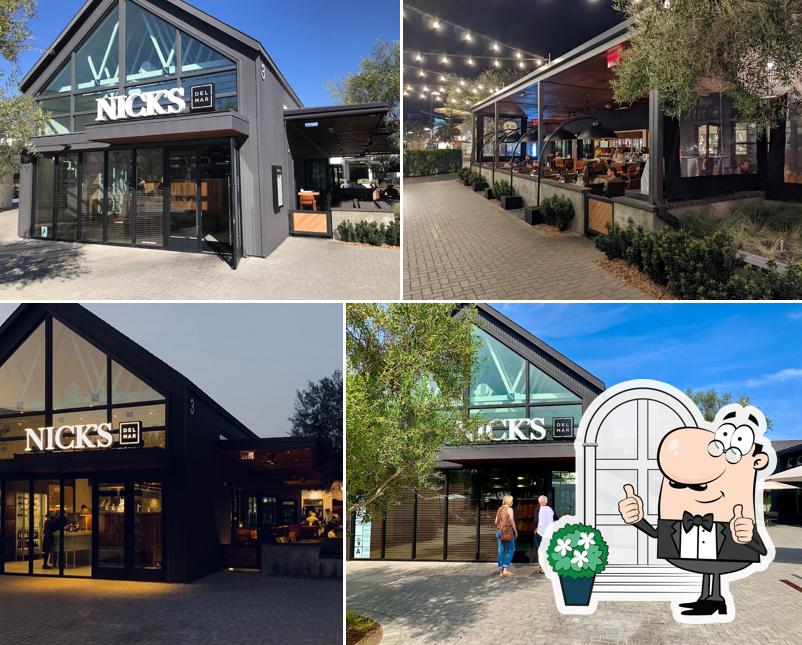 The exterior of Nick's Del Mar