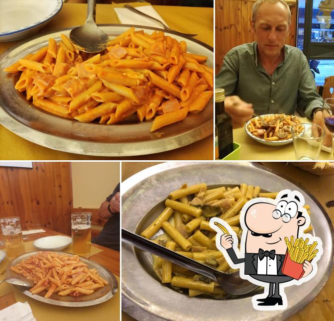 Essayez des frites à Spaghettoteca Alla Penna Bianca