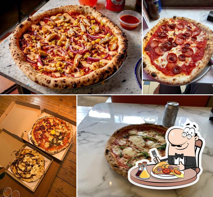 En Yard Sale Pizza, puedes degustar una pizza
