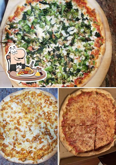 Try out various types of pizza