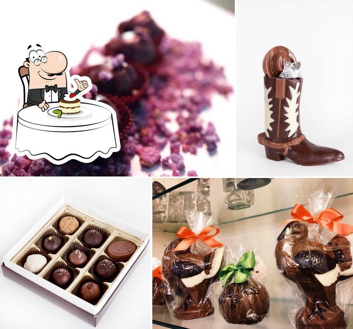 CocoAndre Chocolatier, the Art of Chocolate provides a number of sweet dishes