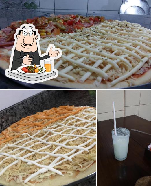 A Pizzaria da Nonna se destaca pelo comida e bebida