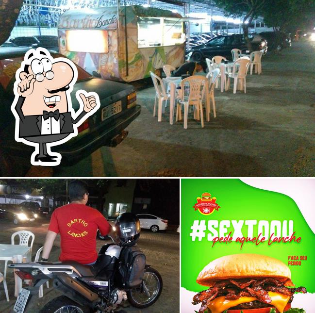 Entre diversos coisas, interior e comida podem ser encontrados no BARTHO LANCHES