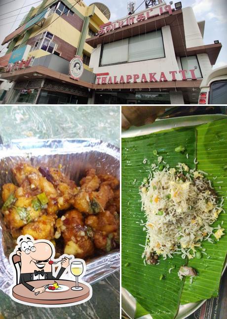 Food at Dindigul Thalappakatti Restaurant Melur Road