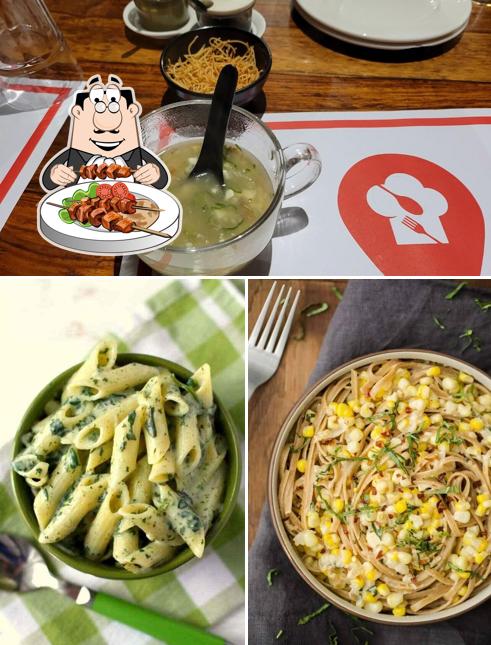 Food at Mama's restaurant