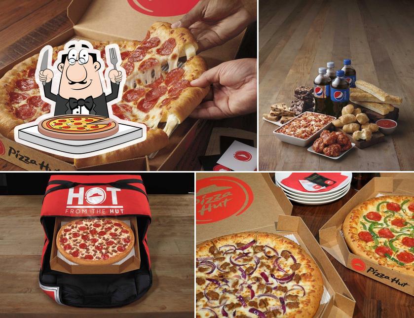 Try out pizza at Pizza Hut