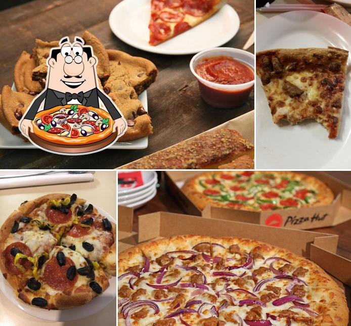 Pick various kinds of pizza