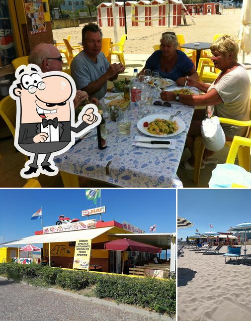 Ristorante Bar Jarama si caratterizza per la esterno e tavolo da pranzo