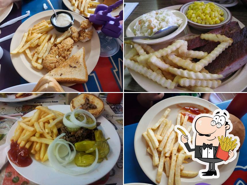 Order fries at Hickory House Barbecue