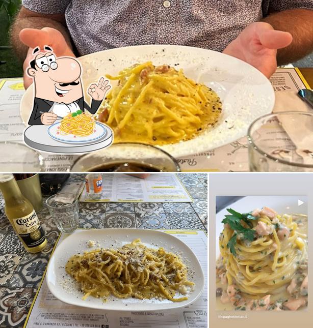 Spaghetti alla carbonara al Spaghetteria n.5 - Riccione