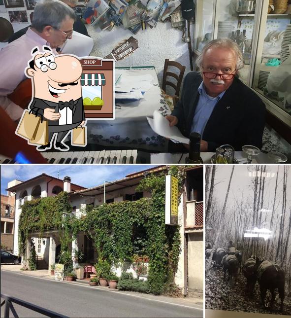 La foto della esterno e interni di Trattoria Antonella