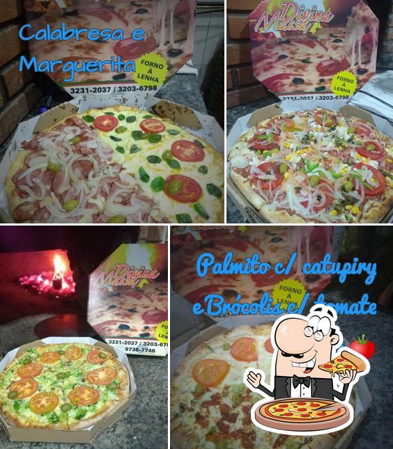 Peça pizza no Pizzaria Divina Massa