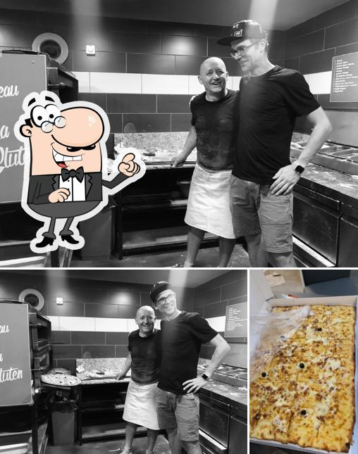 Pizza Mathieu se distingue par sa intérieur et pizza