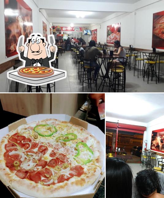 Peça pizza no Quadradinos Pizzaria & Hamburgueria