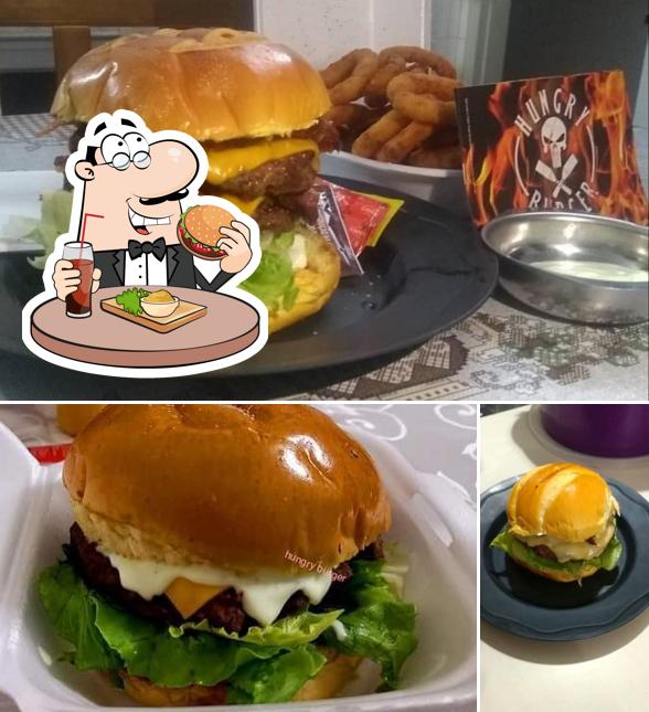 Consiga um hambúrguer no Hungry Burger