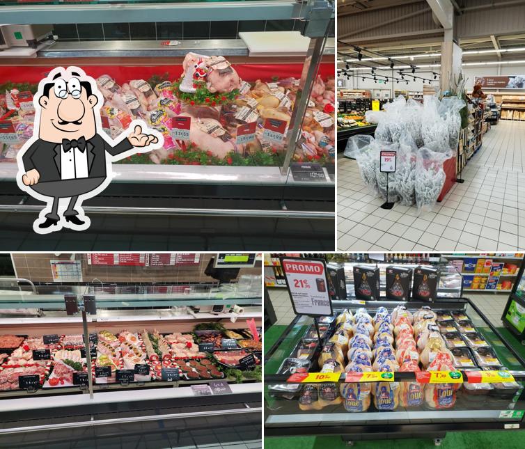 Installez-vous à l'une des tables de Intermarché SUPER La Chapelle Saint-Mesmin