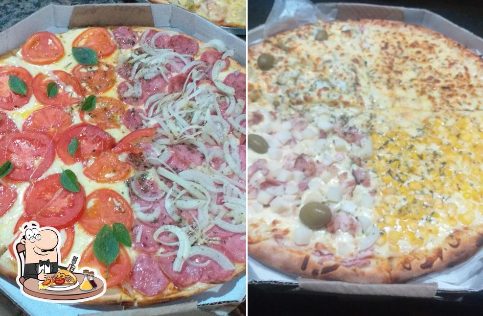 Escolha diversos tipos de pizza