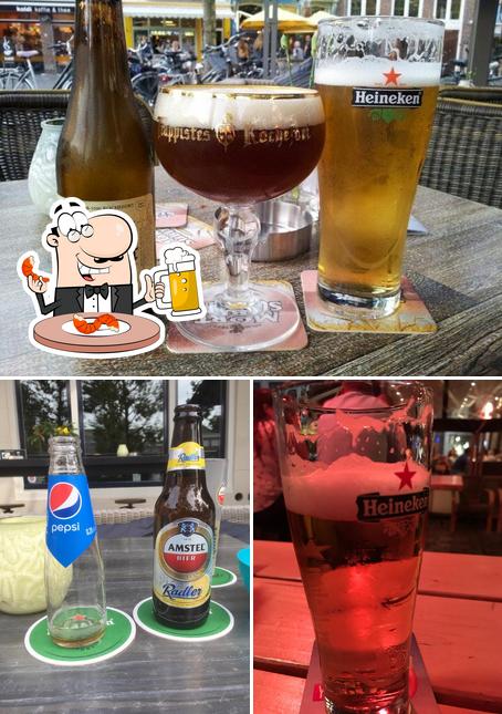 Commandez un verre de bière blonde ou brune