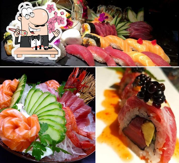 Scegli le diverse opzioni di sushi