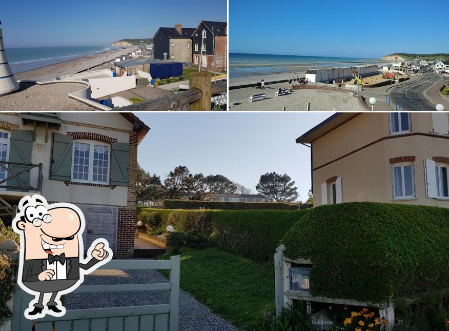 L'extérieur de Hôtel de la Plage de Quiberville