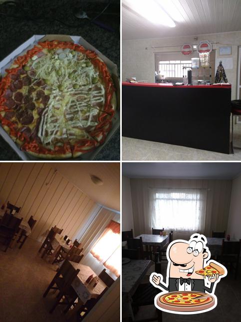 Consiga pizza no Pizzaria Mazur