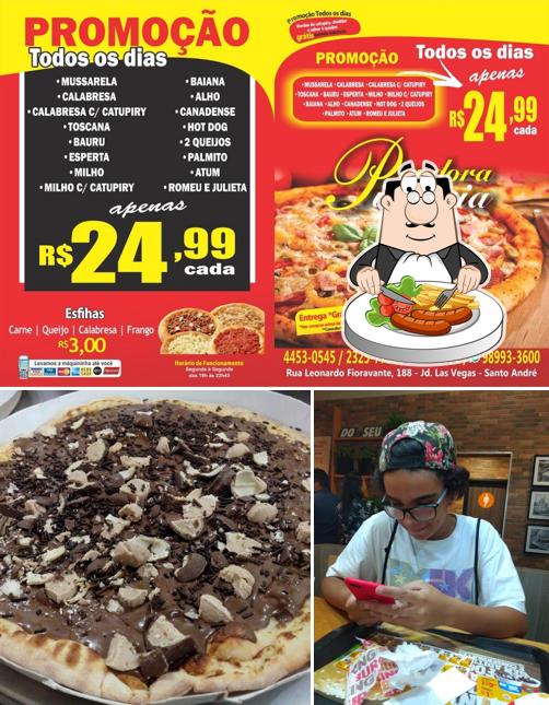 Comida em Pizzaria Pandora