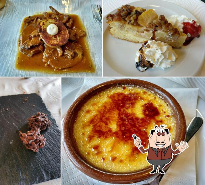 Еда в "Restaurant del Monestir de Sant Pere de Rodes"