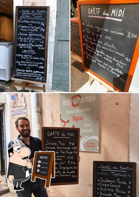 Découvrez le menu du jour sur le tableau