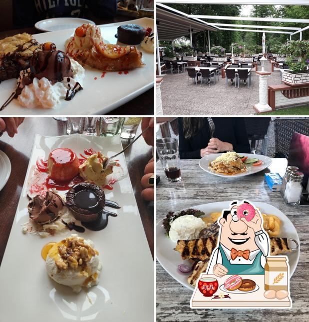 Restaurant Delphi Hohen Neuendorf sert une sélection de desserts