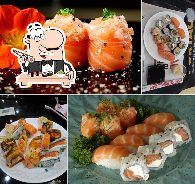 No Sushi Central, você pode conseguir sushi