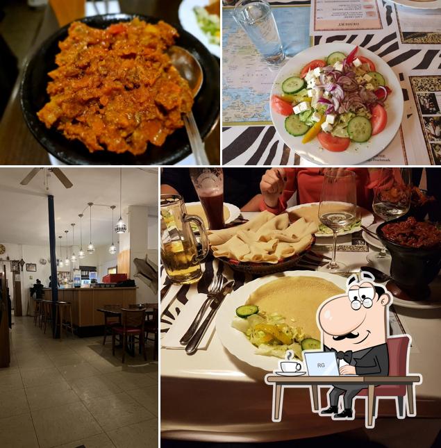 L'intérieur de Africa Bar & Restaurant