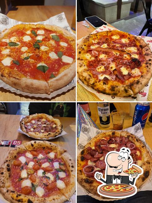 Consiga diversos tipos de pizza