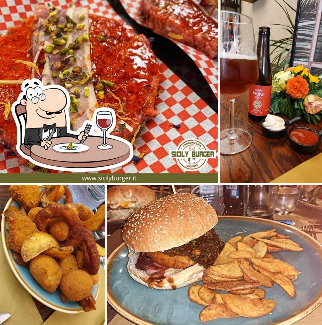 Platti al Sicily Burger Marsala