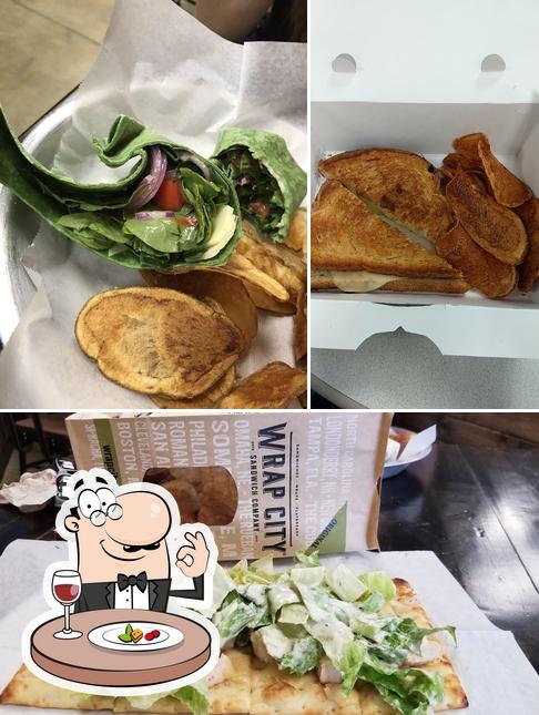 Еда в "Wrap City Sandwich Concord"