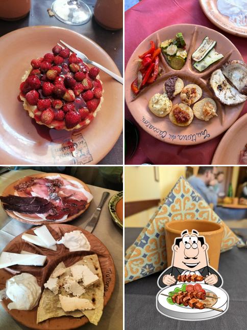 Cibo al Trattoria dei Cacciatori da Tiberio