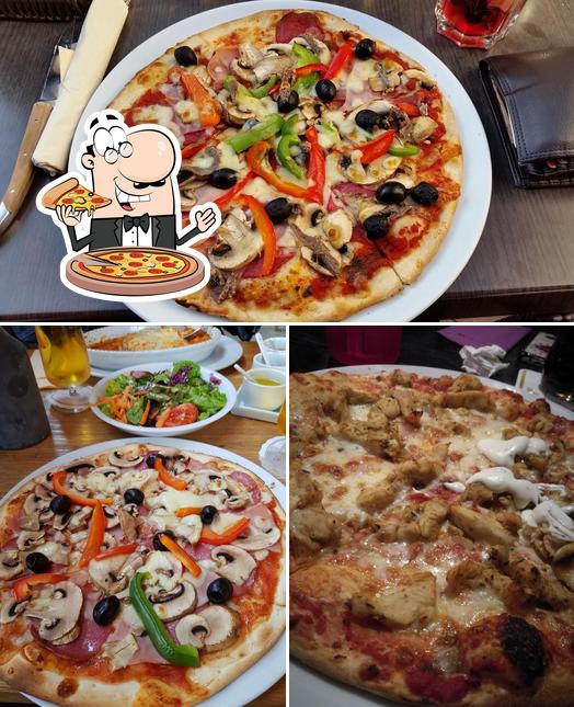 Probiert eine Pizza bei Nero´s Restaurant, Café & Lounge