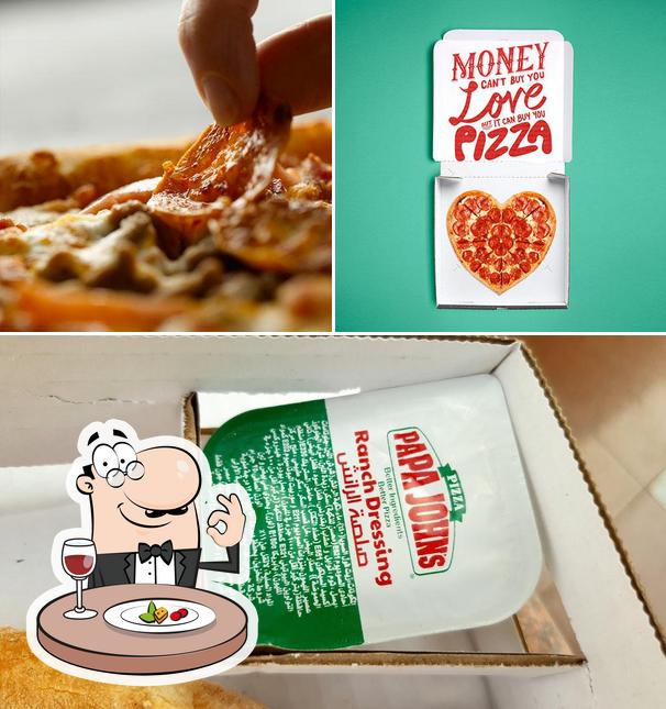 Nourriture à Papa Johns Pizza