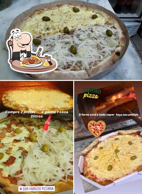 Consiga pizza no Dom Fabrizio Pizzaria