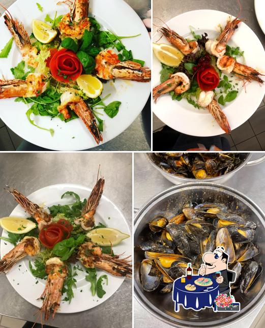 Гости "Salento" могут попробовать различные блюда из морепродуктов
