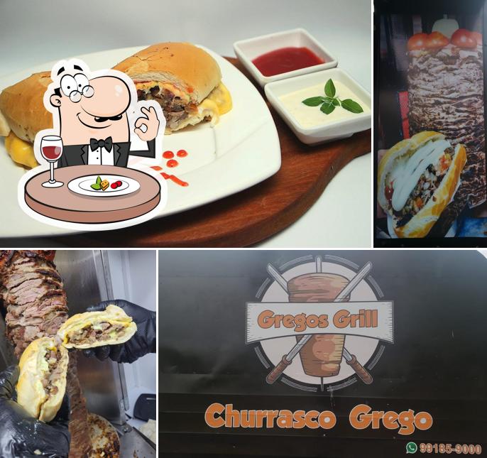 Sanduíche de carne de porco desfiada em Churrasco Grego Jau - Gregos Grill