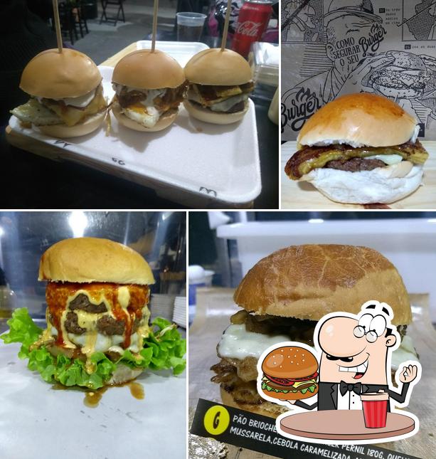 Peça um hambúrguer no METIÊ comida e burger