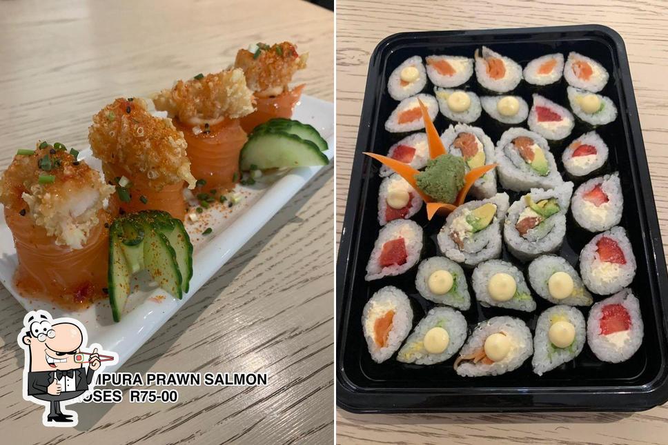 Sushi-Rollen werden von JC Chinese Restaurant angeboten