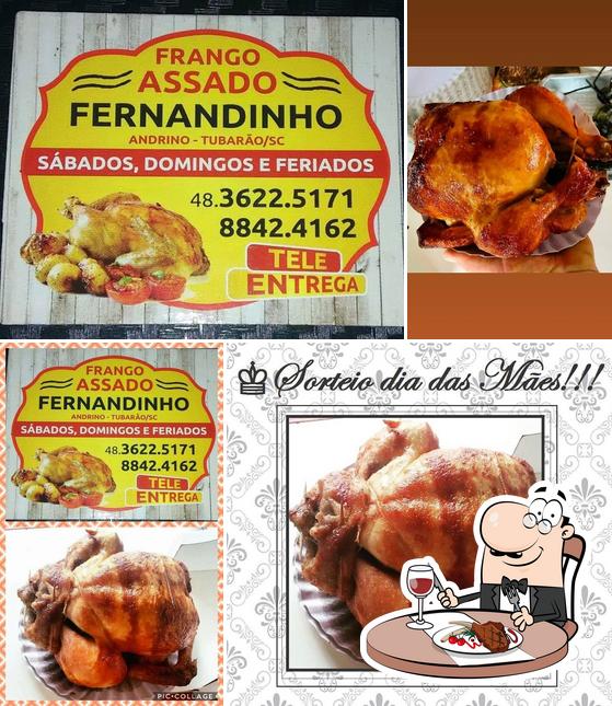 Prove refeições de carne no Frango Assado Fernandinho