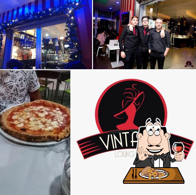 Scegli una pizza a Vintage Lounge Bar