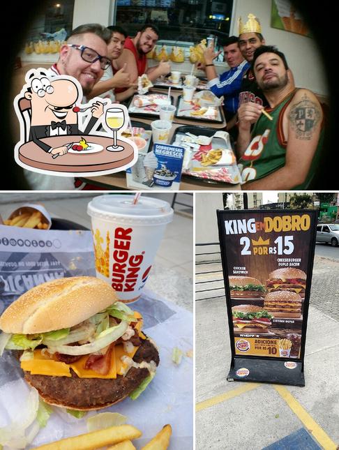 Comida em Burger King